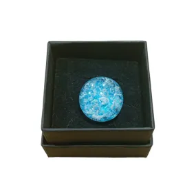 Bague coloris bleu