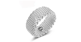 Bague femme Maille D'argent