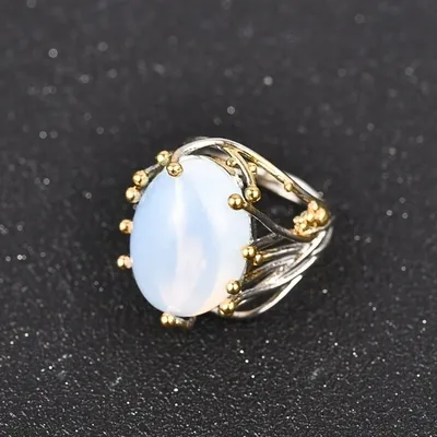 Bague femme Pierre de lune