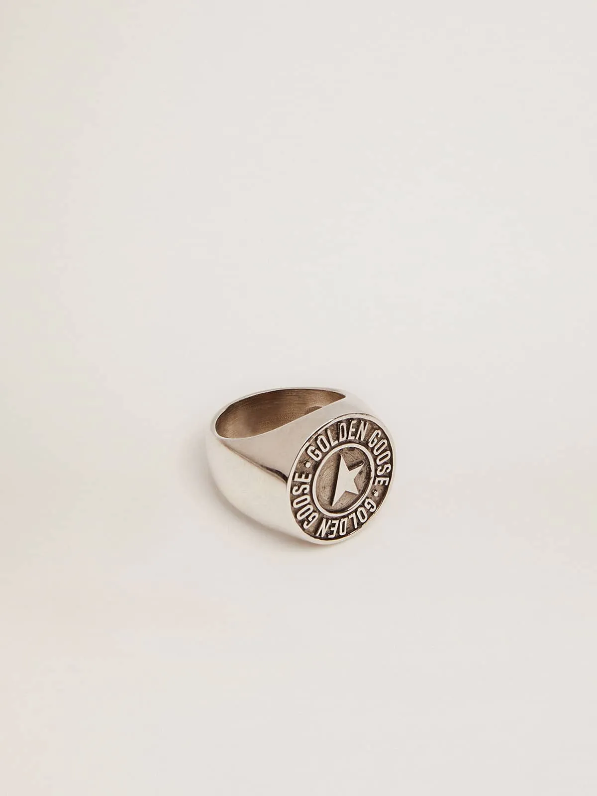 Bague homme argent ancien | Golden Goose