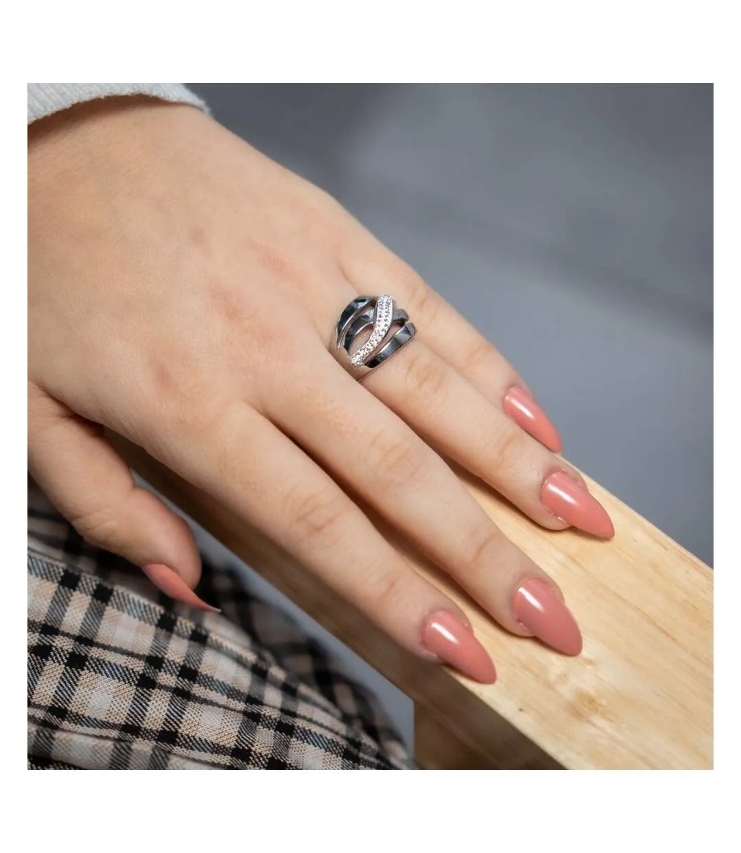 Bague pour Femme Ornée Zirconium ACTAEA