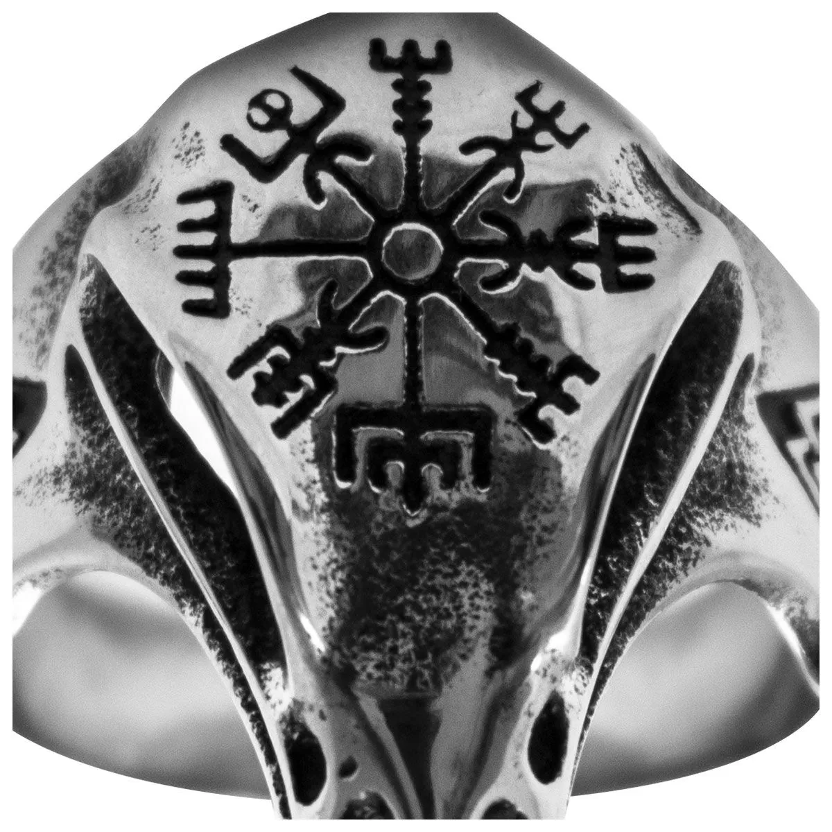 Bague VIKING - Corbeau Valknut - Rock A Gogo