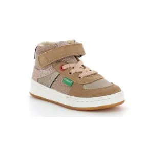 Baskets bébé BILBON BB MID Beige | 3 Suisses