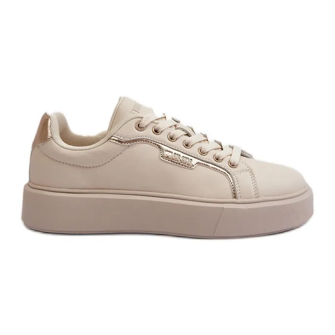 Baskets Big Star pour femmes NN274334 système de mousse à mémoire de forme Beige