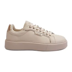 Baskets Big Star pour femmes NN274334 système de mousse à mémoire de forme Beige