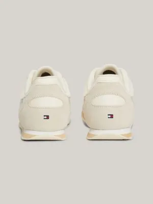 Baskets de running Heritage en daim | BEIGE | Tommy Hilfiger