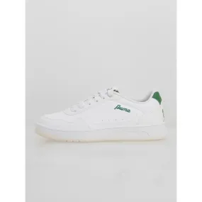 Baskets wns court classic blanc vert femme - Puma | wimod