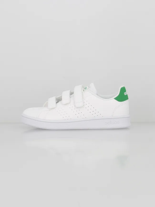 Baskets à scratch advantage blanc fille - Adidas | wimod