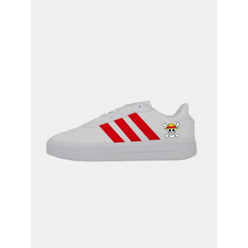 Baskets à scratch advantage blanc fille - Adidas | wimod