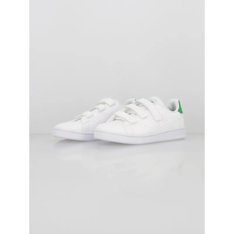 Baskets à scratch advantage blanc fille - Adidas | wimod