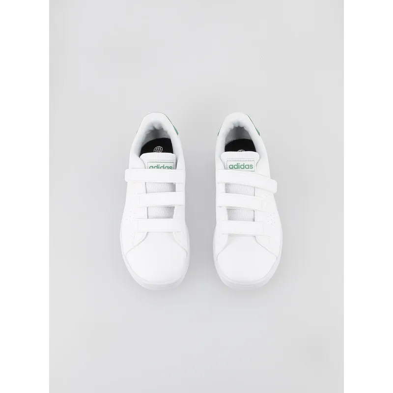 Baskets à scratch advantage blanc fille - Adidas | wimod