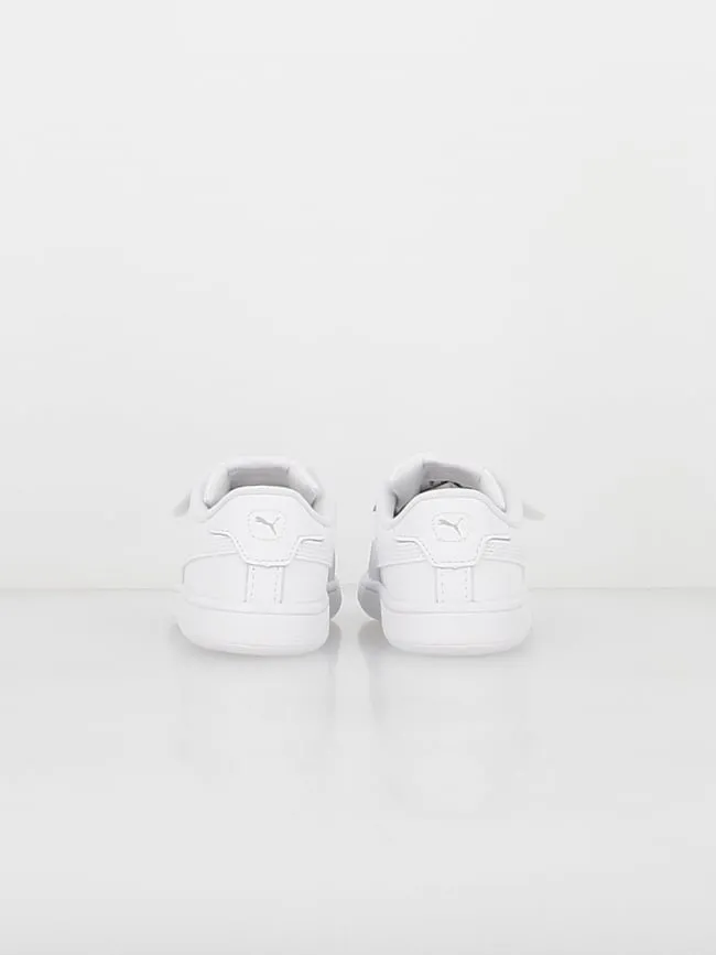 Baskets à scratch smash 3 blanc enfant - Puma | wimod