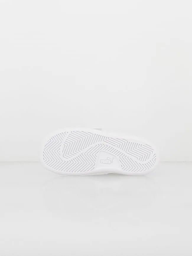 Baskets à scratch smash 3 blanc enfant - Puma | wimod