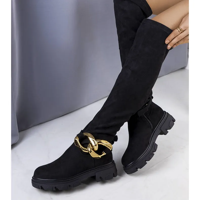 BM Bottes hautes noires de Rero le noir