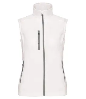 Bodywarmer softshell - gilet sans manches - K404 - blanc - Femme