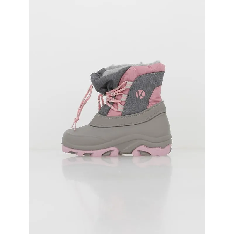 Bottes de neige oxford rose fille - Alpes Vertigo | wimod