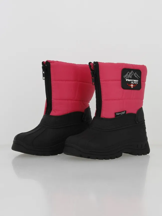 Bottes de neige oxford rose fille - Alpes Vertigo | wimod