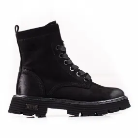 Bottes en daim noir Big Star KK274503 le noir