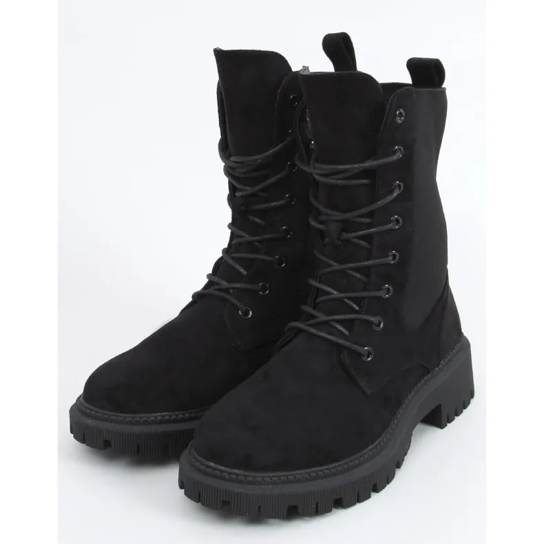 Bottes militaires à tige chaussette Nevada Black le noir