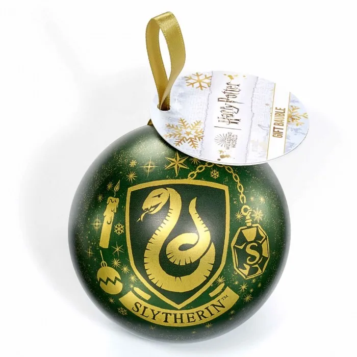 Boule de Noël et collier Serpentard - Harry Potter