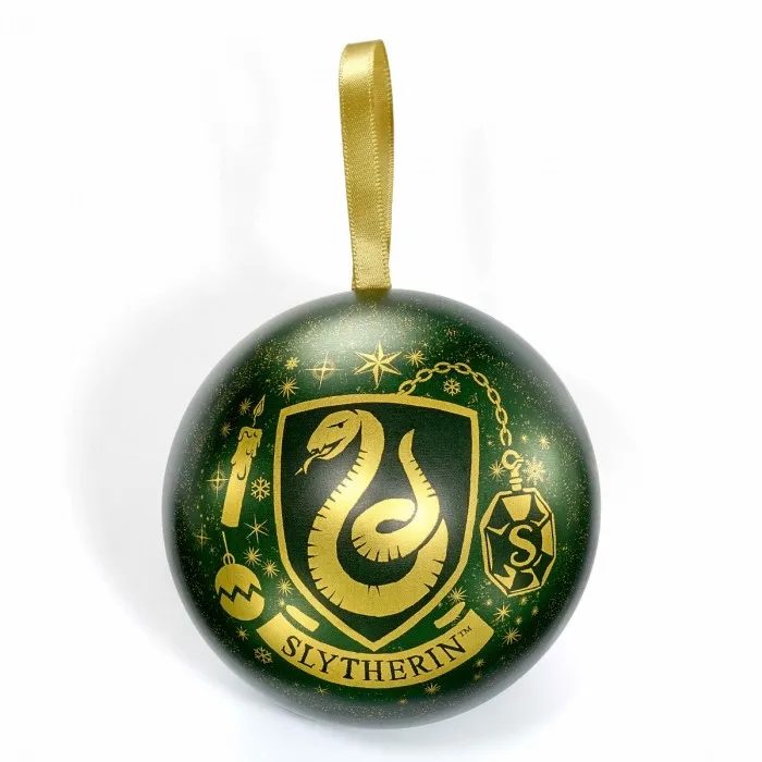 Boule de Noël et collier Serpentard - Harry Potter