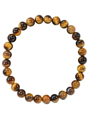 Bracelet Adulte - Œil du Tigre Marron - Marron