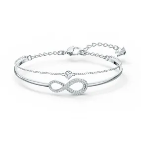 Bracelet Swarovski 5520584 - Bracelet argenté infini Femme | 3 Suisses