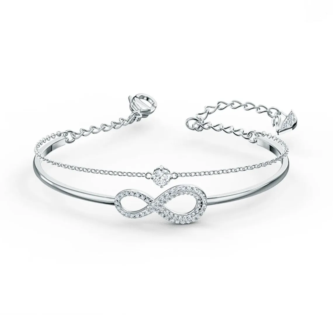 Bracelet Swarovski 5520584 - Bracelet argenté infini Femme | 3 Suisses