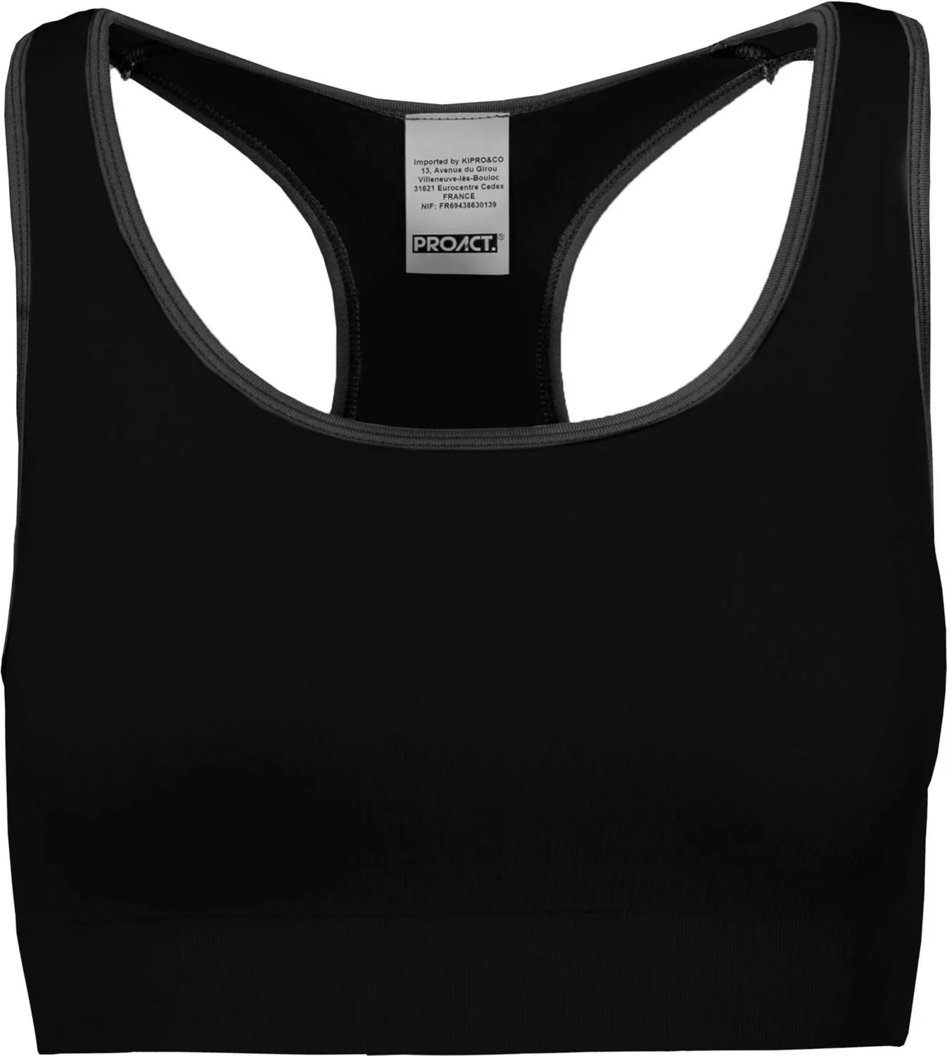 Brassière de sport - PA001 - noir 