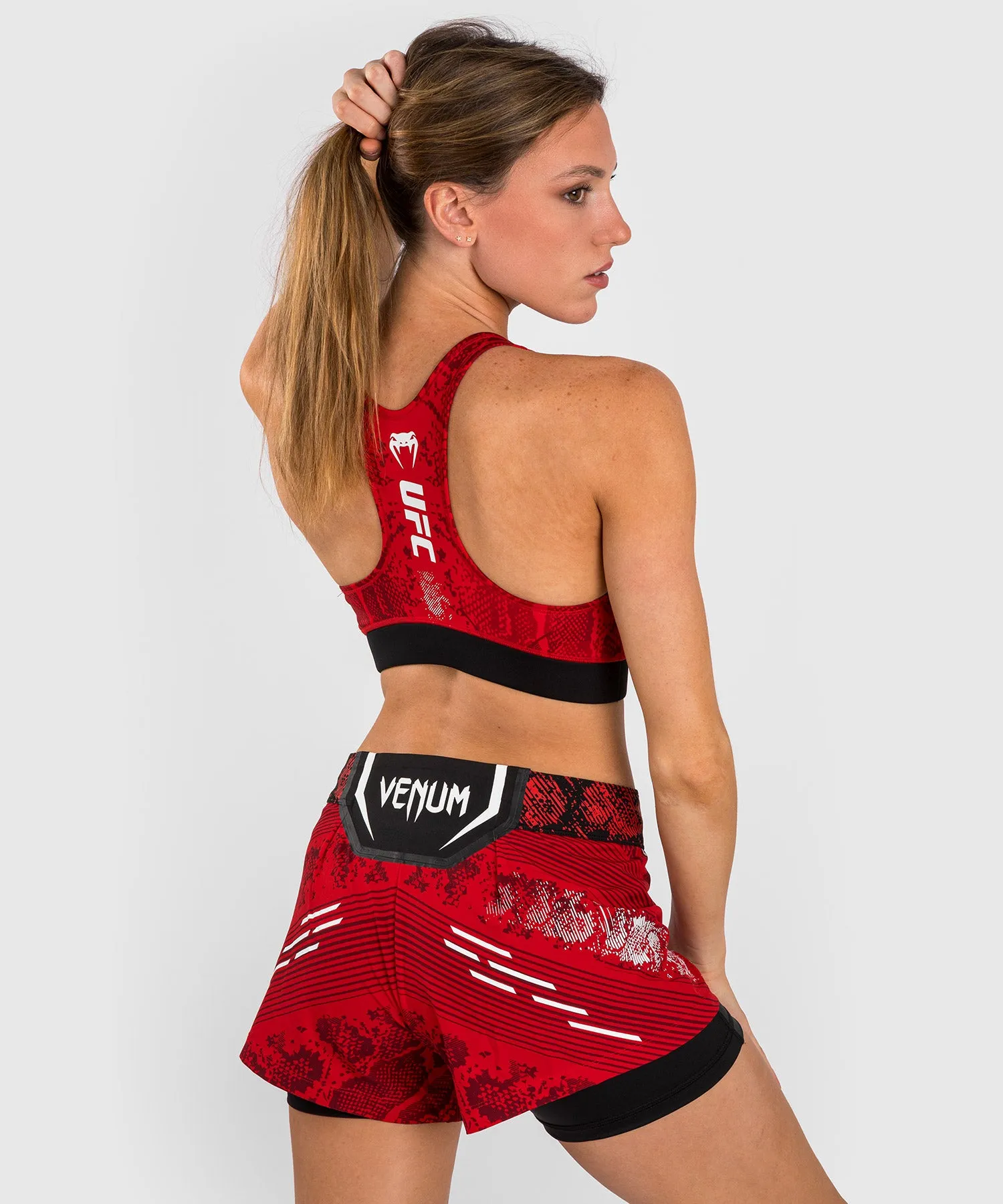 Brassière de sport pour Femmes UFC Adrenaline by Venum Authentic Fight Night - Rouge