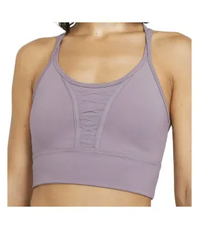 Brassière Mauve Femme Nike Crop Lacing