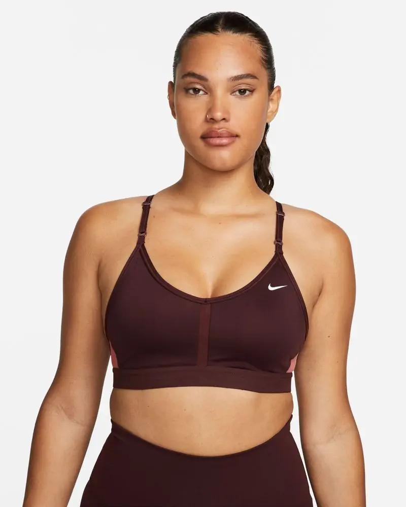 Brassière Nike Indy Bordeaux pour femme