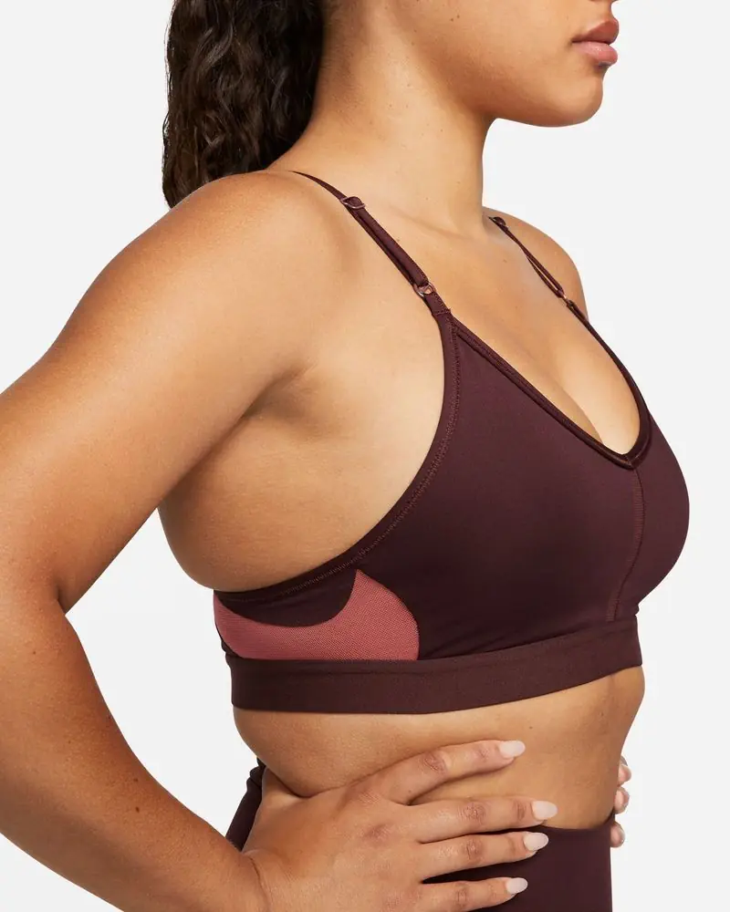 Brassière Nike Indy Bordeaux pour femme