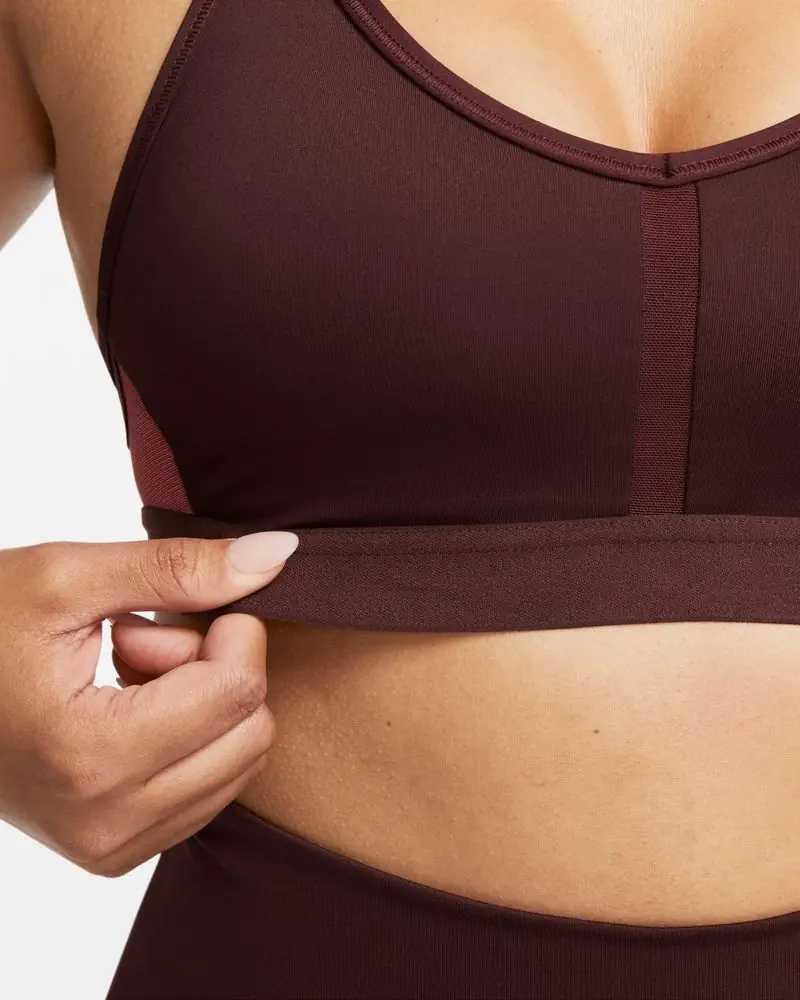 Brassière Nike Indy Bordeaux pour femme