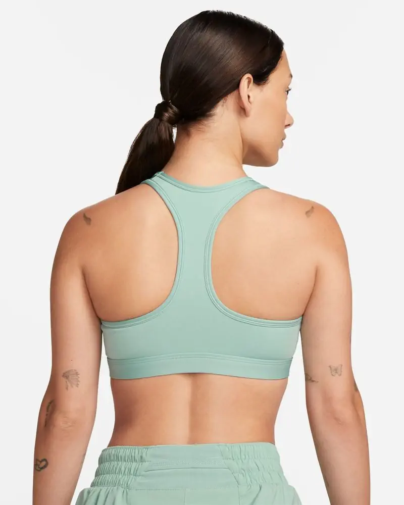 Brassière Nike Swoosh Vert pour femme