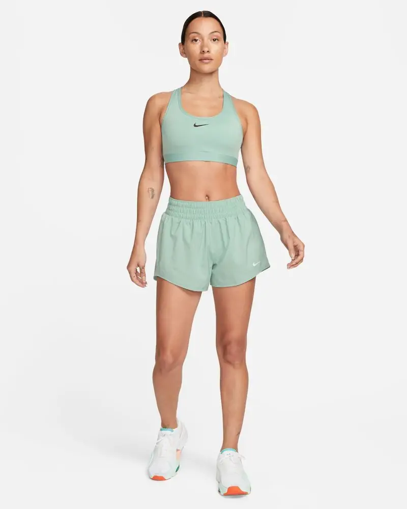 Brassière Nike Swoosh Vert pour femme