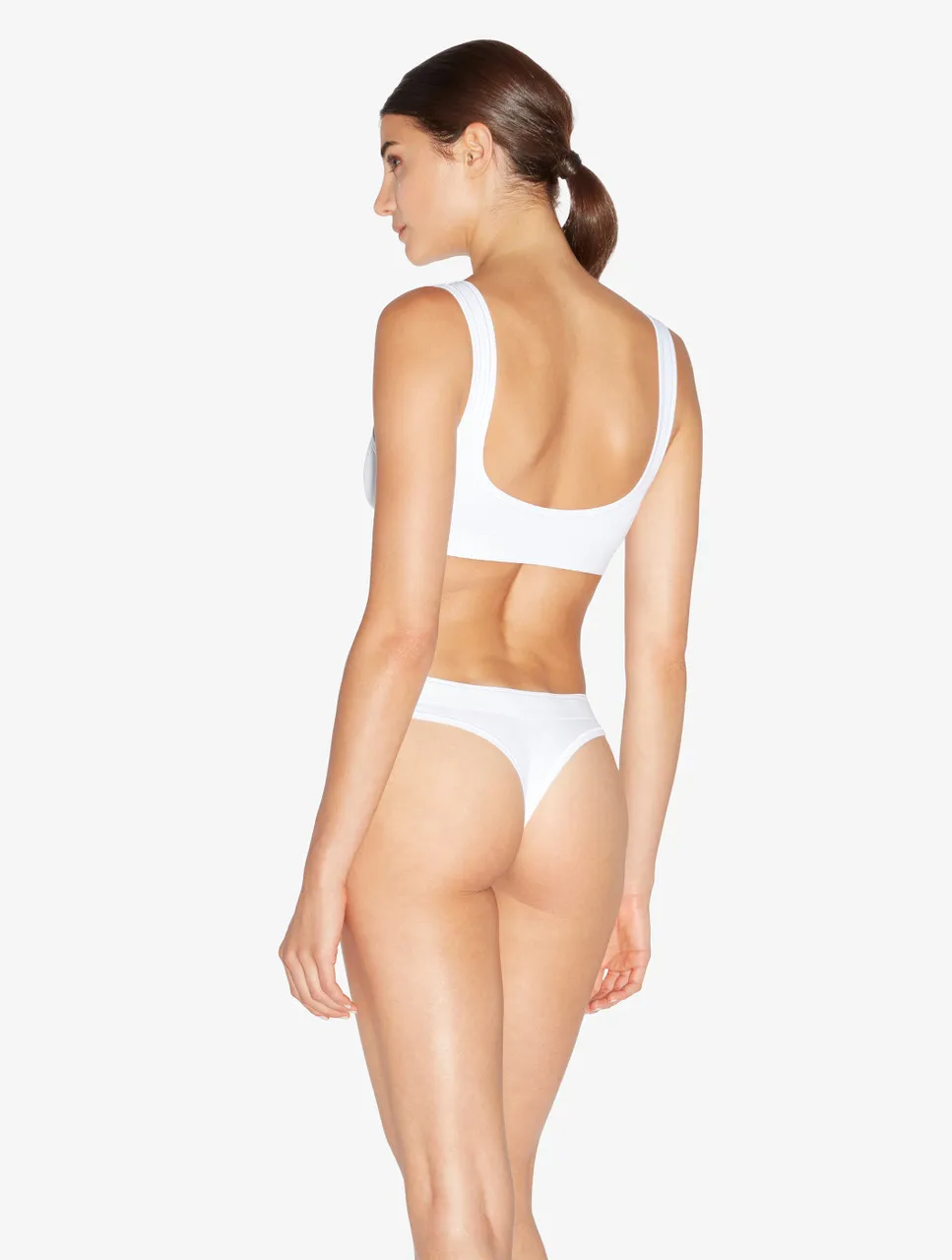 Brassière souple en Blanc - Exclusivité web