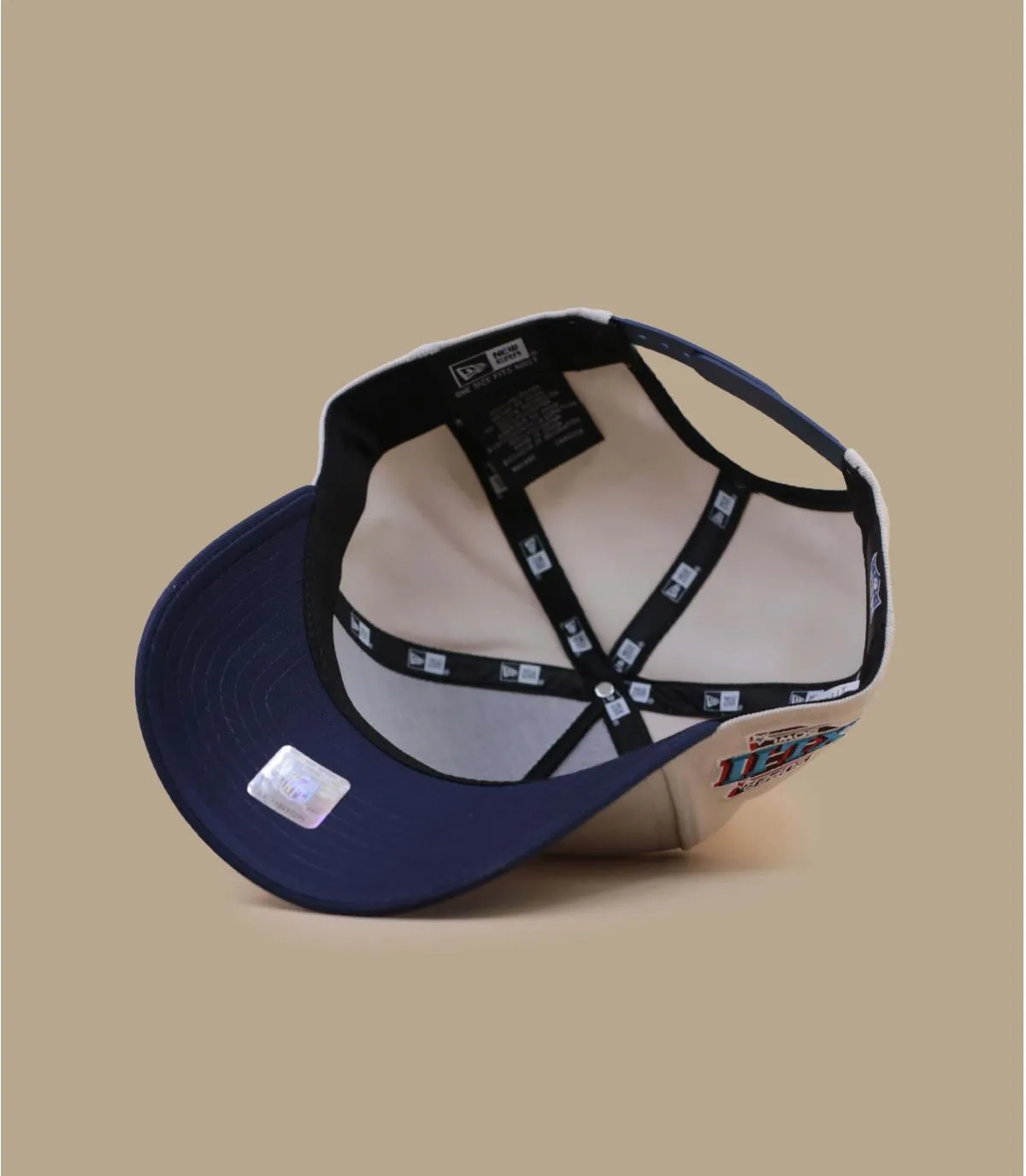 Casquette baseball ny giants beige bleue - Casquette NFL Eframe New York Giants New Era : Headict