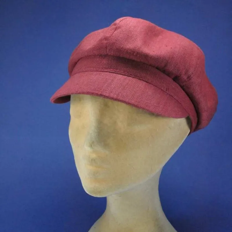 Casquette gavroche femme en lin