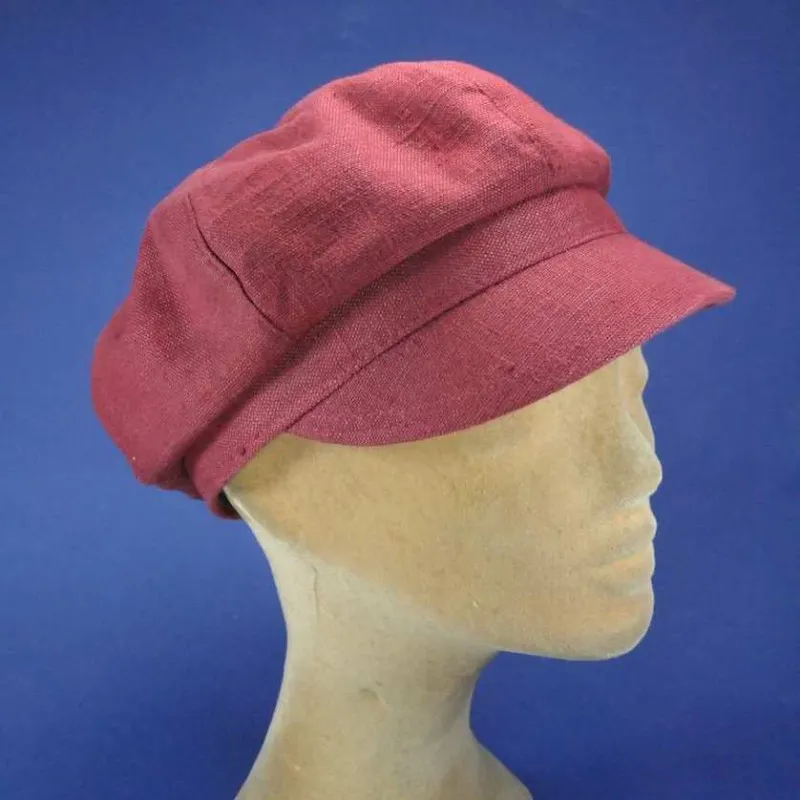 Casquette gavroche femme en lin