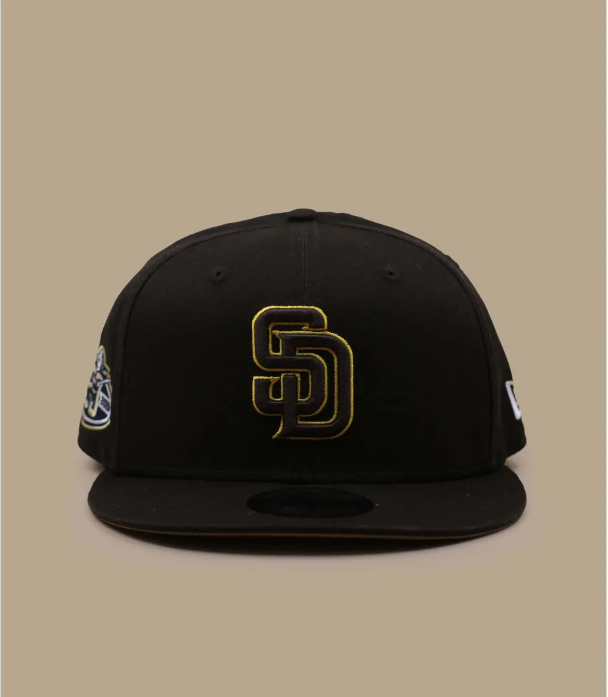 Casquette snapback San Diego Padres patch marron - Casquette Side Patch Script 9Fifty Padres New Era : Headict