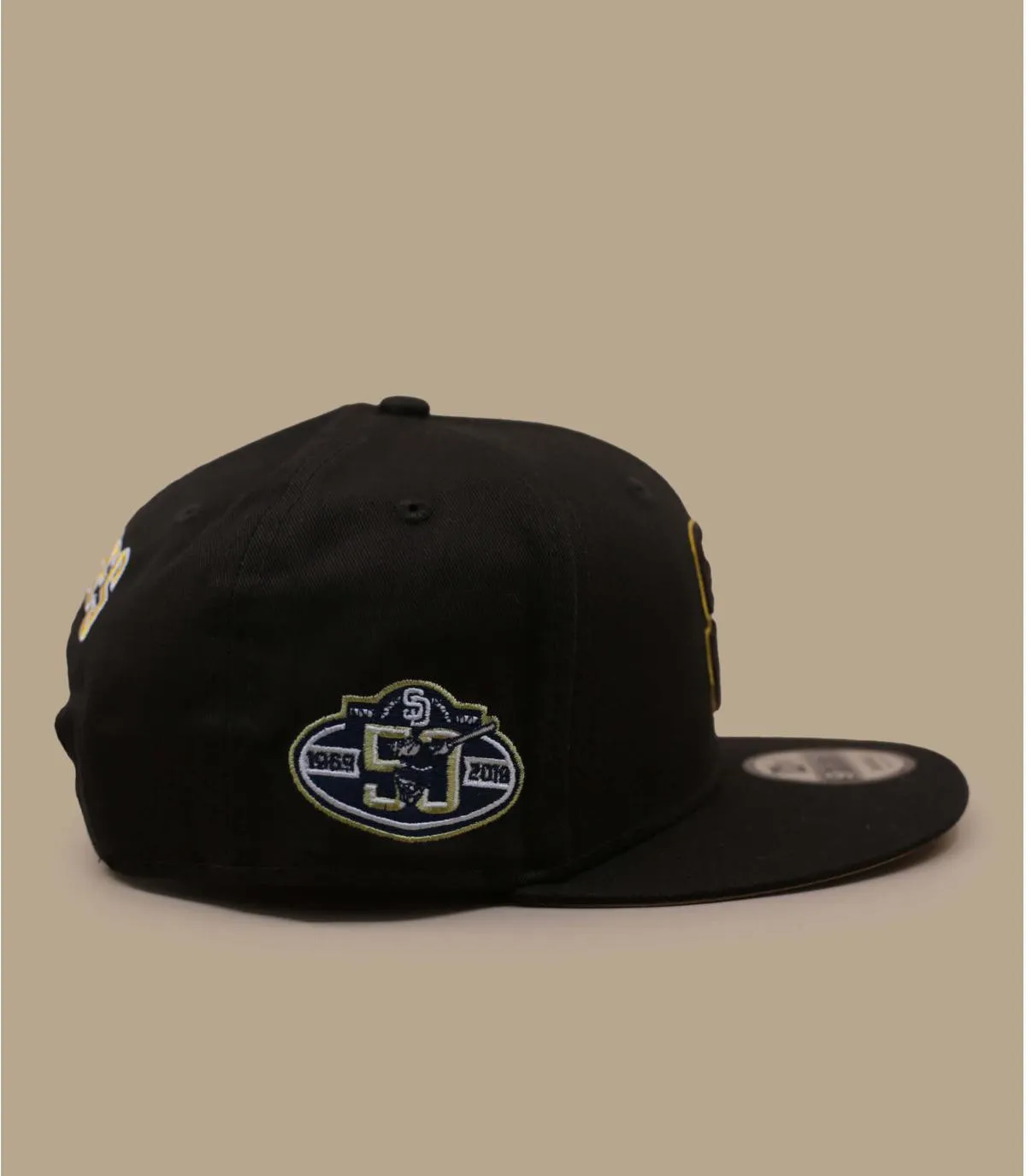 Casquette snapback San Diego Padres patch marron - Casquette Side Patch Script 9Fifty Padres New Era : Headict