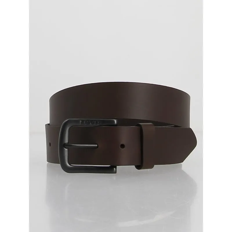 Ceinture en cuir basic large marron femme - Salsa  | wimod