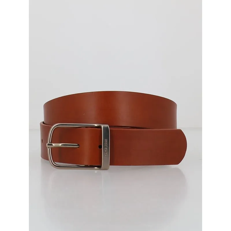 Ceinture en cuir basic large marron femme - Salsa  | wimod