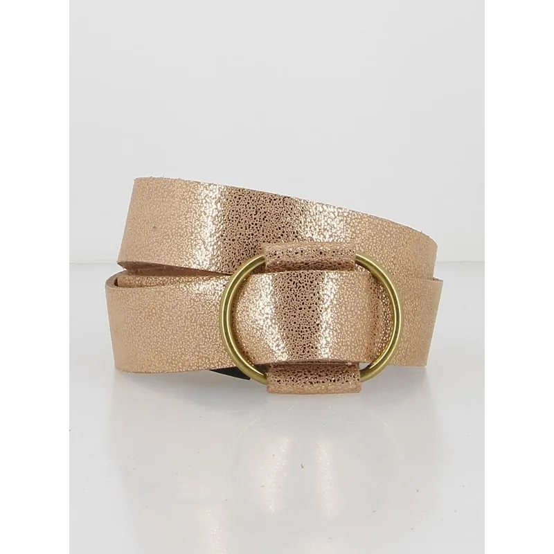 Ceinture pcamarine waist belt sww beige naturel femme - Pieces | wimod