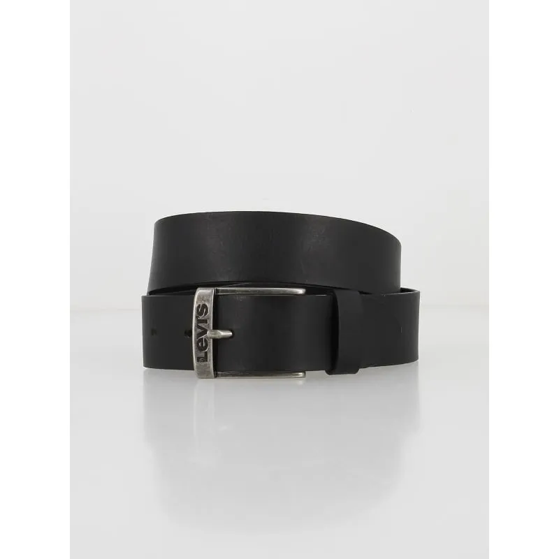 Ceinture texturée animal en cuir noir femme - Salsa Jeans | wimod