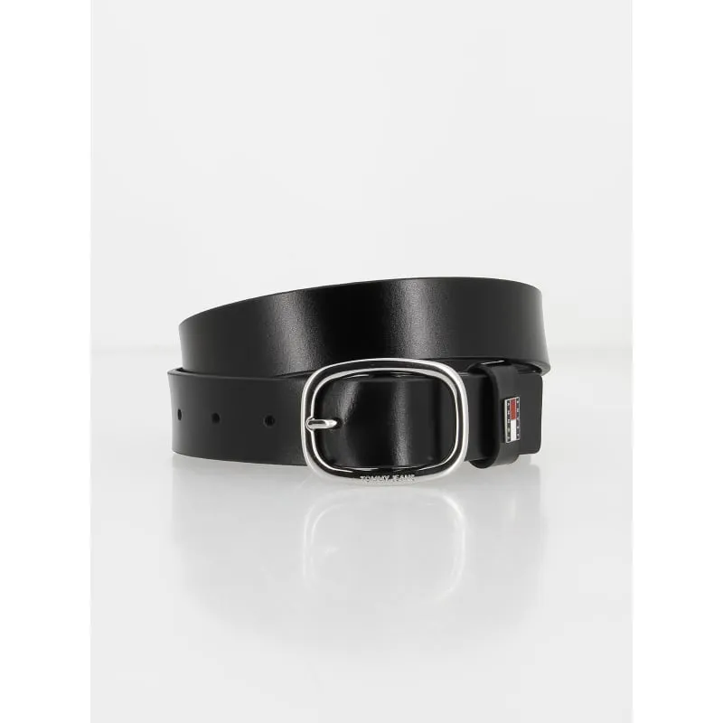 Ceinture texturée animal en cuir noir femme - Salsa Jeans | wimod