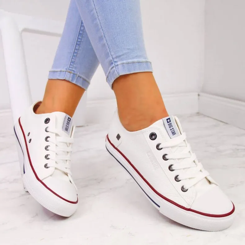 Chaussures, baskets Big Star W II274001 INT1555A blanche