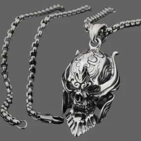 Collier démon skull