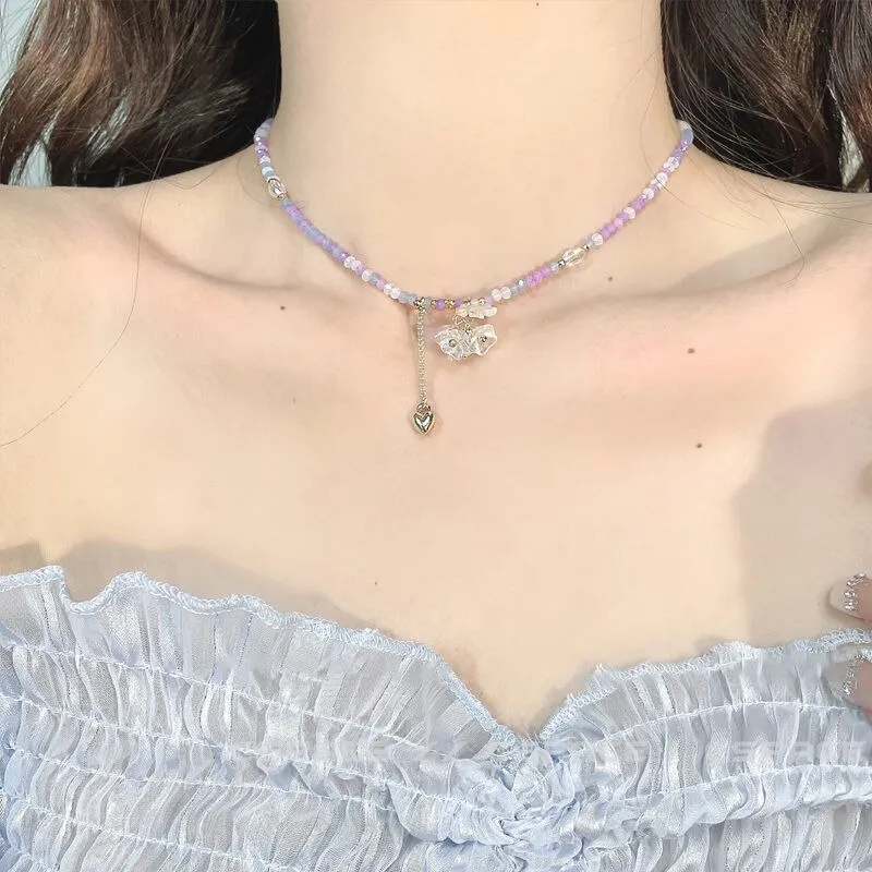 Collier Fleur Barbie Année 80